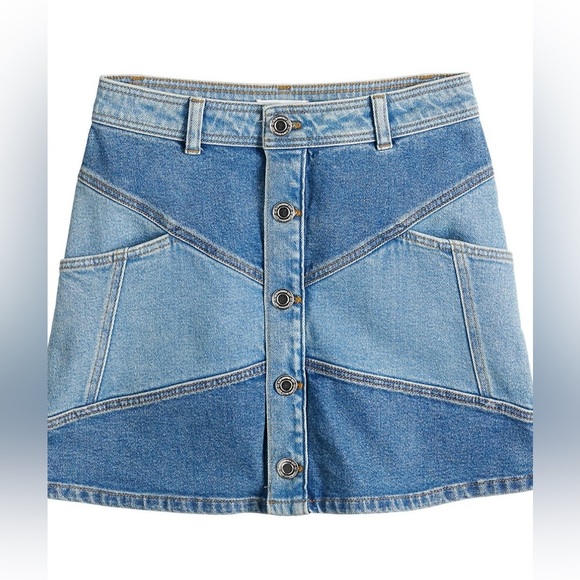 Junior So Patchwork Mini Skirt - Picture 3 of 6